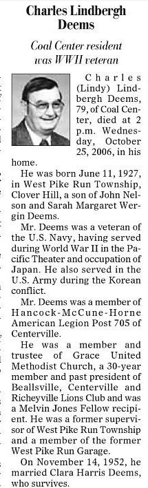 Charles Lindbergh Deems